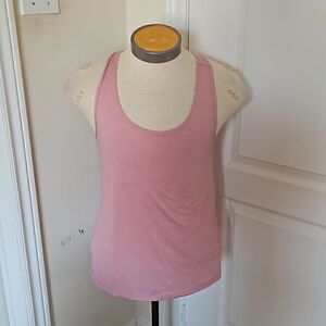 RBX Women's Active Racer Back Top Medium Pink & White